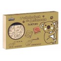 COFFRET 26 TAMPONS BOIS L'ALPHABET DES ANIMAUX