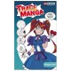 Trace manga magical girl 2 pochoirs 30x21cm-lilojouets-morbihan-bretagne