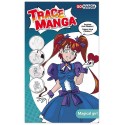 TRACE MANGA MAGICAL GIRL 2 POCHOIRS 30X21CM