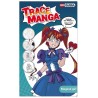 TRACE MANGA MAGICAL GIRL 2 POCHOIRS 30X21CM-LiloJouets-Morbihan-Bretagne