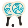 2 RAQUETTES BEACH BALL BREIZH TRISKEL BRETAGNE EN BOIS ASST-LiloJouets-Morbihan-Bretagne