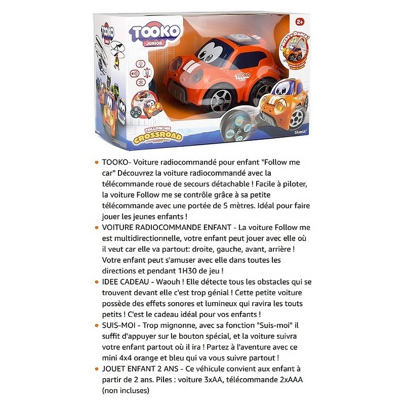 TOOKO JUNIOR – Voiture Follow-me – Silverlit