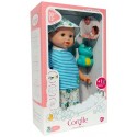 BEBE BAIN MARIN POUPON 30CM AVEC GRENOUILLE ASPERGEUR