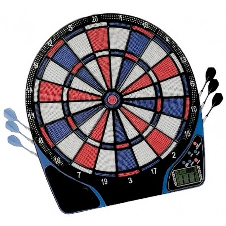 Jeu de fléchettes électronique pour adultes, cible de scores électroniques  automatiques, 4 modes de jeu