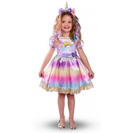 DEGUISE. PRINCESSE LICORNE 5-7 ANS SUR CINTRE-LiloJouets-Morbihan-Bretagne