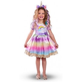 DEGUISE. PRINCESSE LICORNE 3-5 ANS SUR CINTRE-LiloJouets-Morbihan-Bretagne