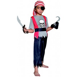 DEGUISE. PIRATE 3-5 ANS CINTRE AVEC ACCESSOIRES-LiloJouets-Morbihan-Bretagne