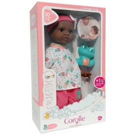 BEBE BAIN ALYZEE POUPON 30CM AVEC GRENOUILLE ASPERGEUR-LiloJouets-Morbihan-Bretagne