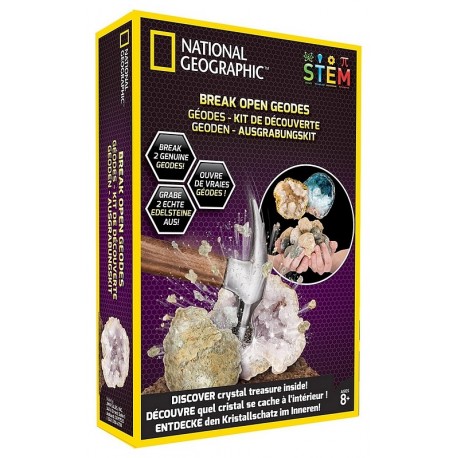 KIT DE DECOUVERTE GEODES NATIONAL GEOGRAPHIC-LiloJouets-Morbihan-Bretagne