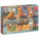 Puzzle reve de chatons 500 pieces premium quality jumbo-lilojouets-morbihan-bretagne