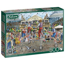 PUZZLE COVENT GARDEN LONDRES 500 PIECES ILLUSTRATION FALCON-LiloJouets-Morbihan-Bretagne