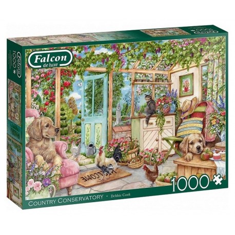 PUZZLE COUNTRY CONSERVATORY 1000 PIECES FALCON-LiloJouets-Morbihan-Bretagne