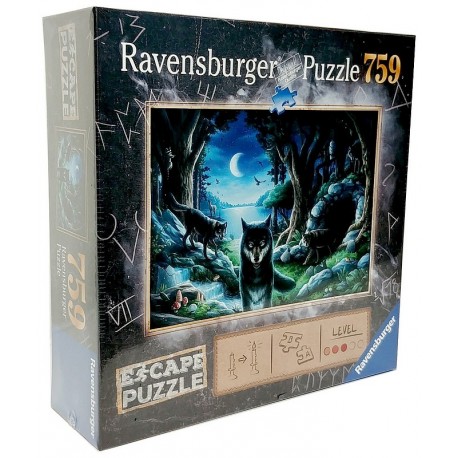 PUZZLE ESCAPE HISTOIRE LOUP 759 PIECES-LiloJouets-Morbihan-Bretagne