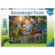 Puzzle oasis des dinosaures 100 pieces xxl-lilojouets-morbihan-bretagne