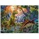 Puzzle oasis des dinosaures 100 pieces xxl-lilojouets-morbihan-bretagne