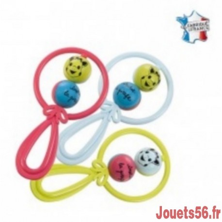 HOCHET 2 BOULES SOPHIE LA GIRAFE-jouets-sajou-56