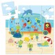 Puzzle aquarium 16 pieces boite silhouette-lilojouets-morbihan-bretagne