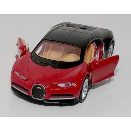 BUGATTI CHIRON VEHICULE METAL 12CM RETROFRICTION ASST-LiloJouets-Morbihan-Bretagne