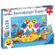 Puzzle baby shark 2x24 pieces-lilojouets-morbihan-bretagne