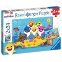 PUZZLE BABY SHARK 2X24 PIECES