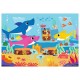 Puzzle baby shark 2x24 pieces-lilojouets-morbihan-bretagne
