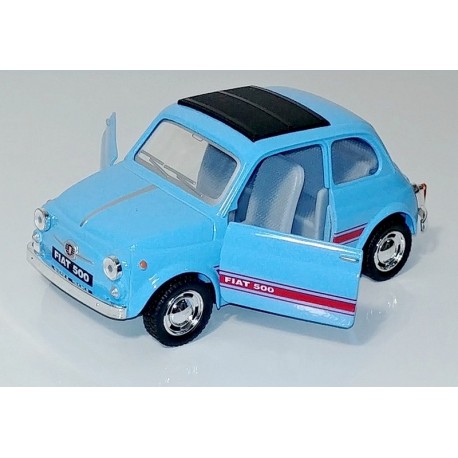 FIAT 500 VEHICULE METAL 12CM RETROFRICTION ASST-LiloJouets-Morbihan-Bretagne