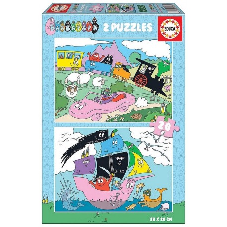 PUZZLE BARBAPAPA 2X20 PIECES-LiloJouets-Morbihan-Bretagne