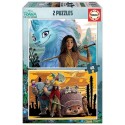 PUZZLES RAYA ET LE DERNIER DRAGON 2X48 PIECES