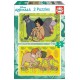 Puzzle livre de la jungle 2x48 pieces-lilojouets-morbihan-bretagne