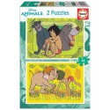 PUZZLE LIVRE DE LA JUNGLE 2X48 PIECES