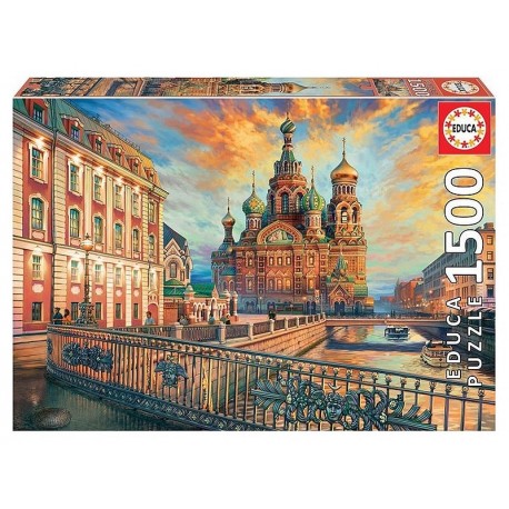 PUZZLE SAINT PETERSBOURG 1500 PIECES-LiloJouets-Morbihan-Bretagne