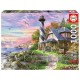 Puzzle phare a rock bay 1000 pieces-lilojouets-morbihan-bretagne