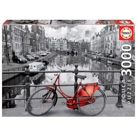 PUZZLE AMSTERDAM 3000 PIECES-LiloJouets-Morbihan-Bretagne