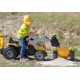 Tracteur builder max et remorque jaune-lilojouets-morbihan-bretagne