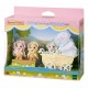 Bebes triples canards et landeau sylvanian families-lilojouets-morbihan-bretagne