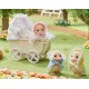 Bebes triples canards et landeau sylvanian families-lilojouets-morbihan-bretagne