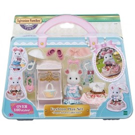 VALISETTE DE MODE GRANDE SOEUR SOURIS MARSHMALLOW SYLVANIAN FAMILIES-LiloJouets-Morbihan-Bretagne