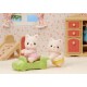 Jumeaux chat soie sylvanian families-lilojouets-morbihan-bretagne