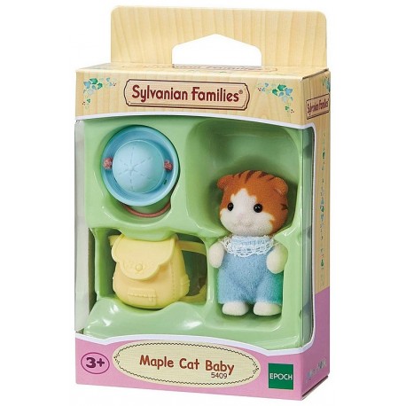 BEBE CHAT ROUX SYLVANIAN FAMILIES-LiloJouets-Morbihan-Bretagne