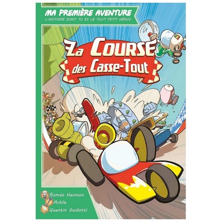 LIVRE MA 1ERE AVENTURE LA COURSE DES CASSE TOUT-LiloJouets-Morbihan-Bretagne