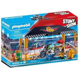 70552 ATELIER DE REPARATION CASCADES PLAYMOBIL STUNTSHOW-LiloJouets-Morbihan-Bretagne