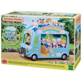 BUS ARC EN CIEL CRECHE DES BEBES SYLVANIAN FAMILIES-LiloJouets-Morbihan-Bretagne