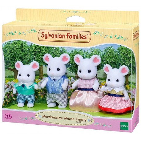 FAMILLE SOURIS MARSHMALLOW SYLVANIAN FAMILIES-LiloJouets-Morbihan-Bretagne