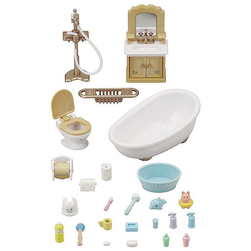 Salle de bain campagne sylvanian families 