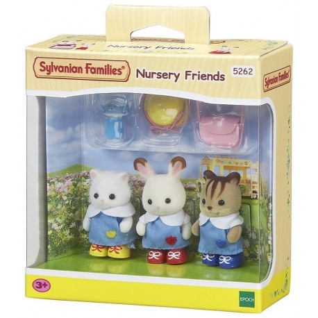 LES 3 AMIES DE LA CRECHE SYLVANIAN FAMILIES-LiloJouets-Morbihan-Bretagne