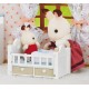 Bebe lapin et lit sylvanian families-lilojouets-morbihan-bretagne