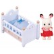 Bebe lapin et lit sylvanian families-lilojouets-morbihan-bretagne