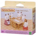 TABLE ET CHAISES DE REPAS SYLVANIAN FAMILIES