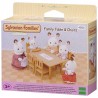 TABLE ET CHAISES DE REPAS SYLVANIAN FAMILIES-LiloJouets-Morbihan-Bretagne