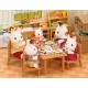 Table et chaises de repas sylvanian families-lilojouets-morbihan-bretagne